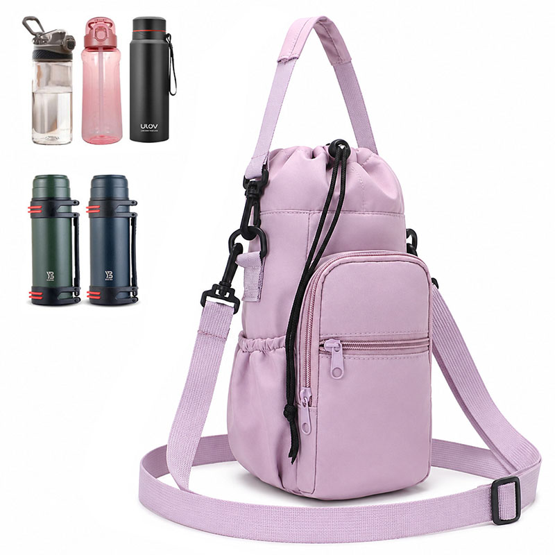 Sports Water Bottle Insulated - 휴대용 보온 물병 가방, 휴대폰 수납공간
