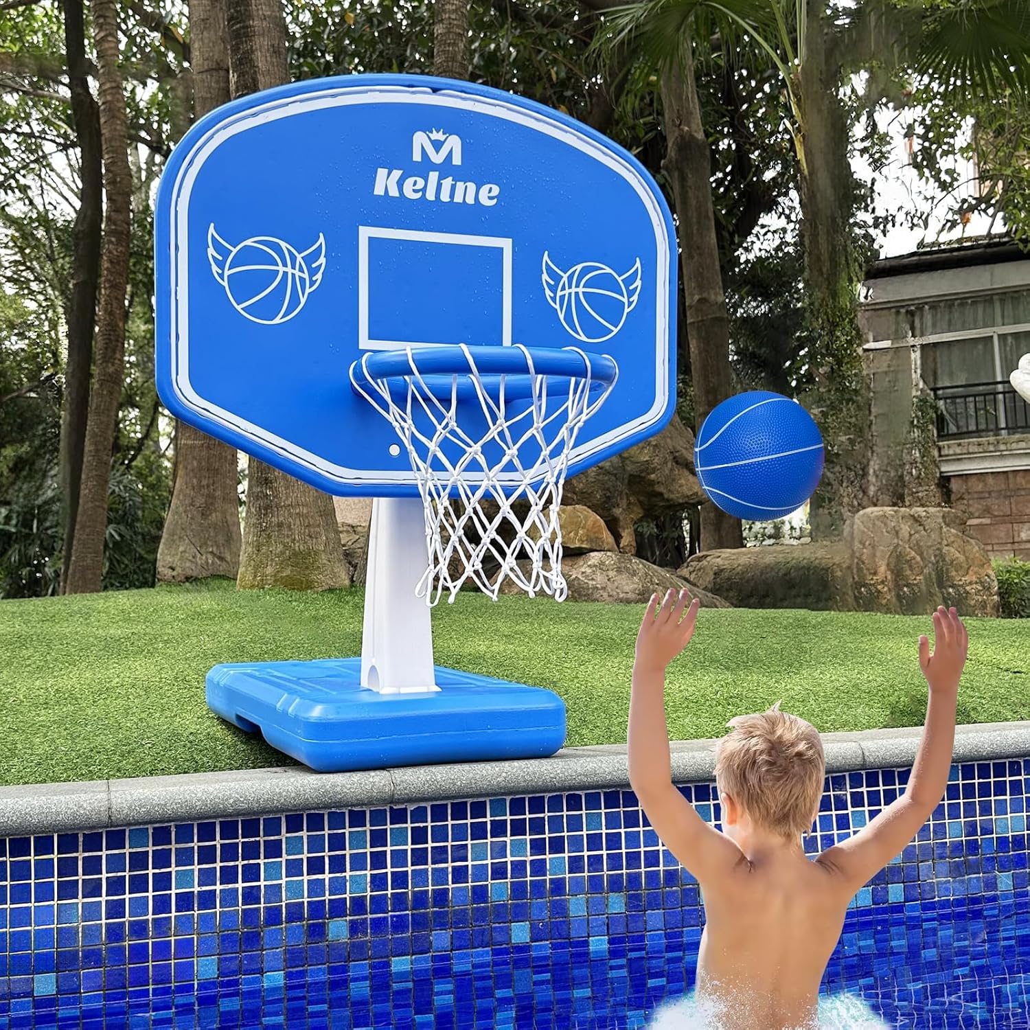 Basketball Hoop - 확장된 견고한 베이스가 있는 대형 수영장