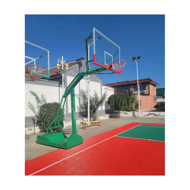 Basketball Hoop - 오목형 박스 스틸 조절식 농구대 시스템