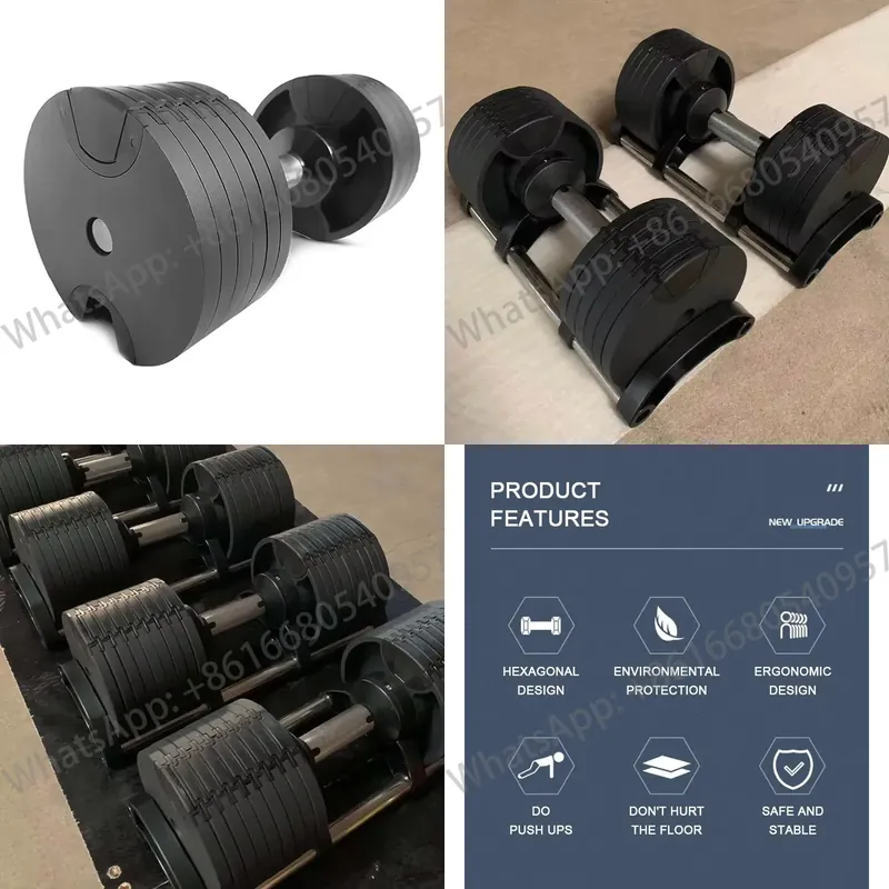 Dumbbell Set - 2.5-80KG 중량 조절 가능한 고품질 페인트