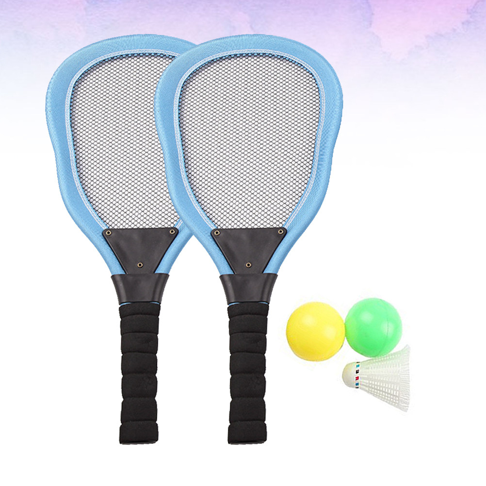 Badminton Racket - 5개들이 해변용 라켓 세트: 라켓 2개,