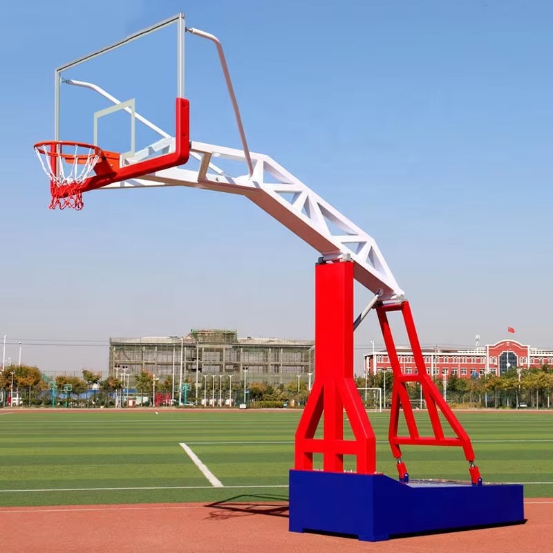 Basketball Hoop - 유리 백보드 야외 농구대 실내 휴대용
