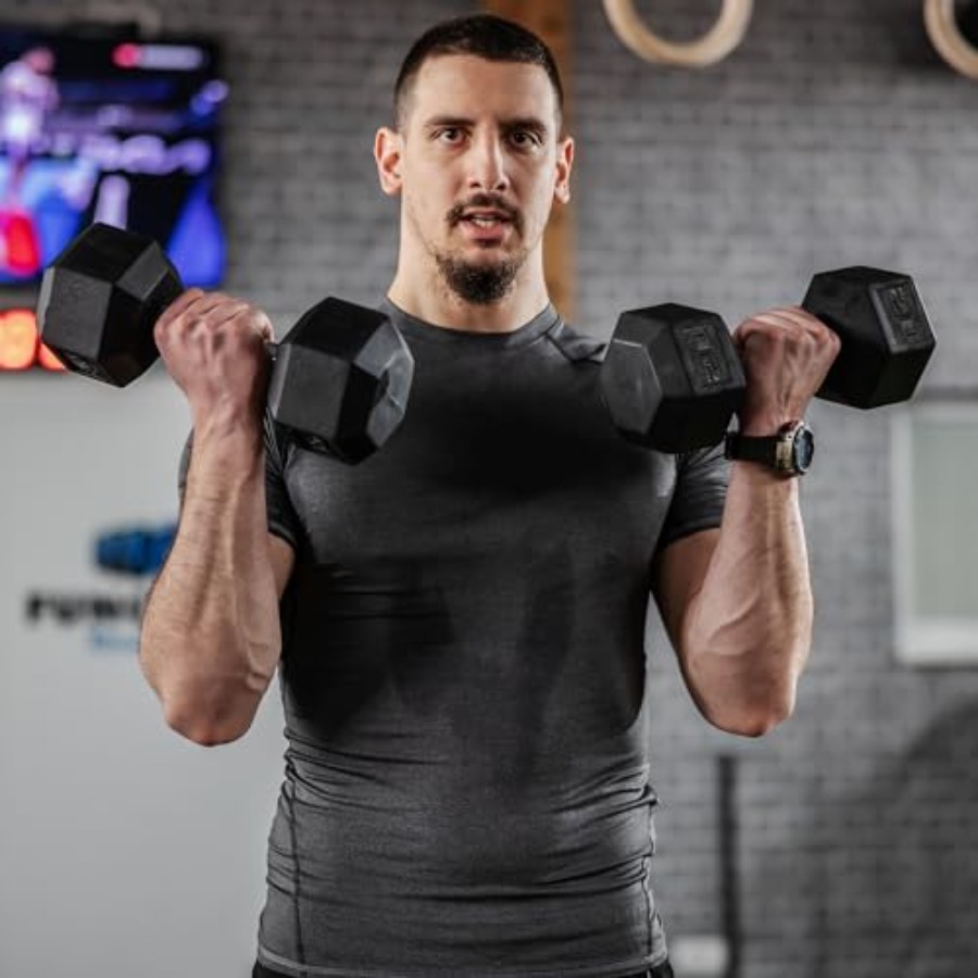 40lbs/45lbs/50lbs 고무 덤벨 세트, 미끄 - Dumbbell Set 리뷰 및 가격