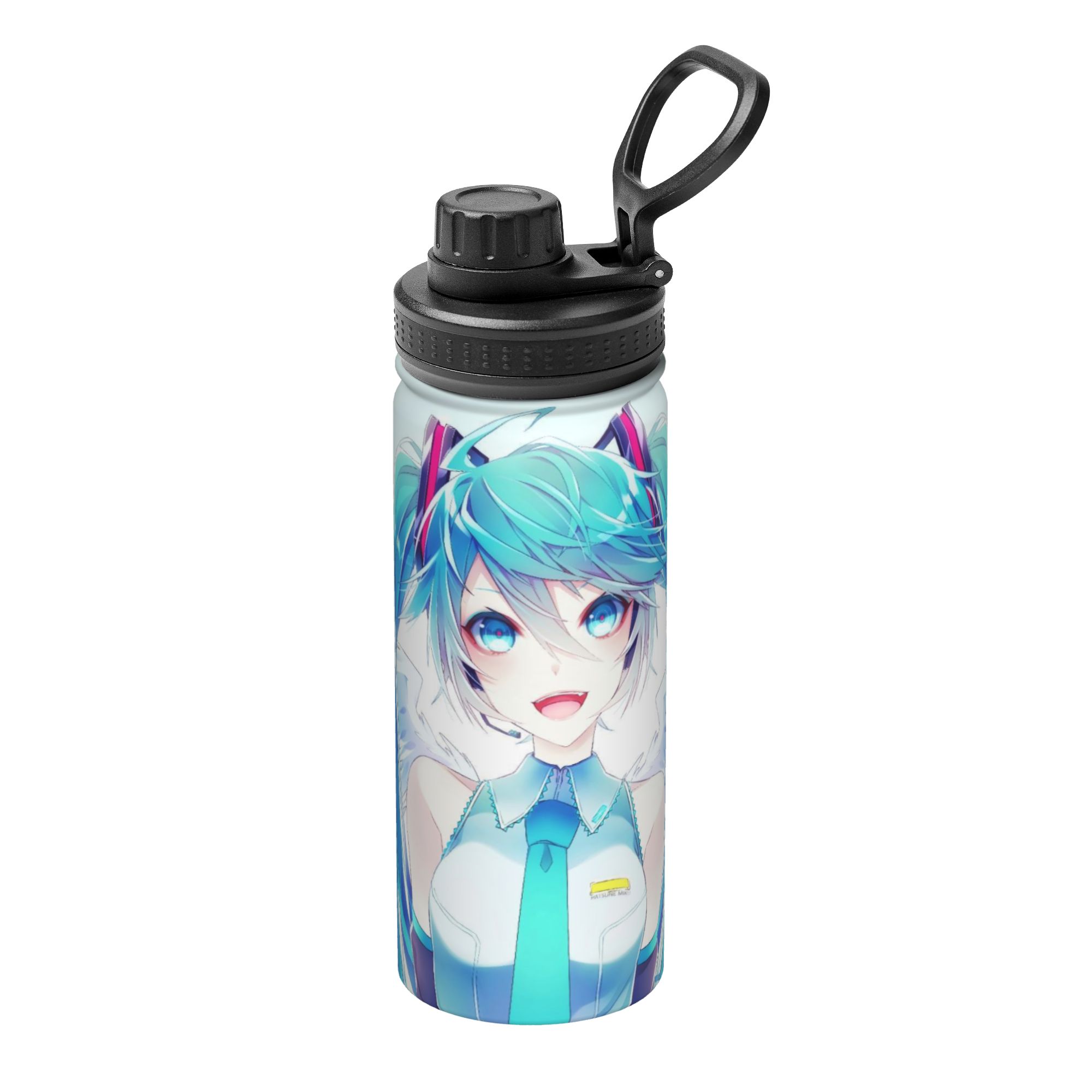 애니메이션 ‘하츠네 미쿠’ 디자인의 18온스 스포츠용  - Sports Water Bottle Insulated 리뷰 및 가격