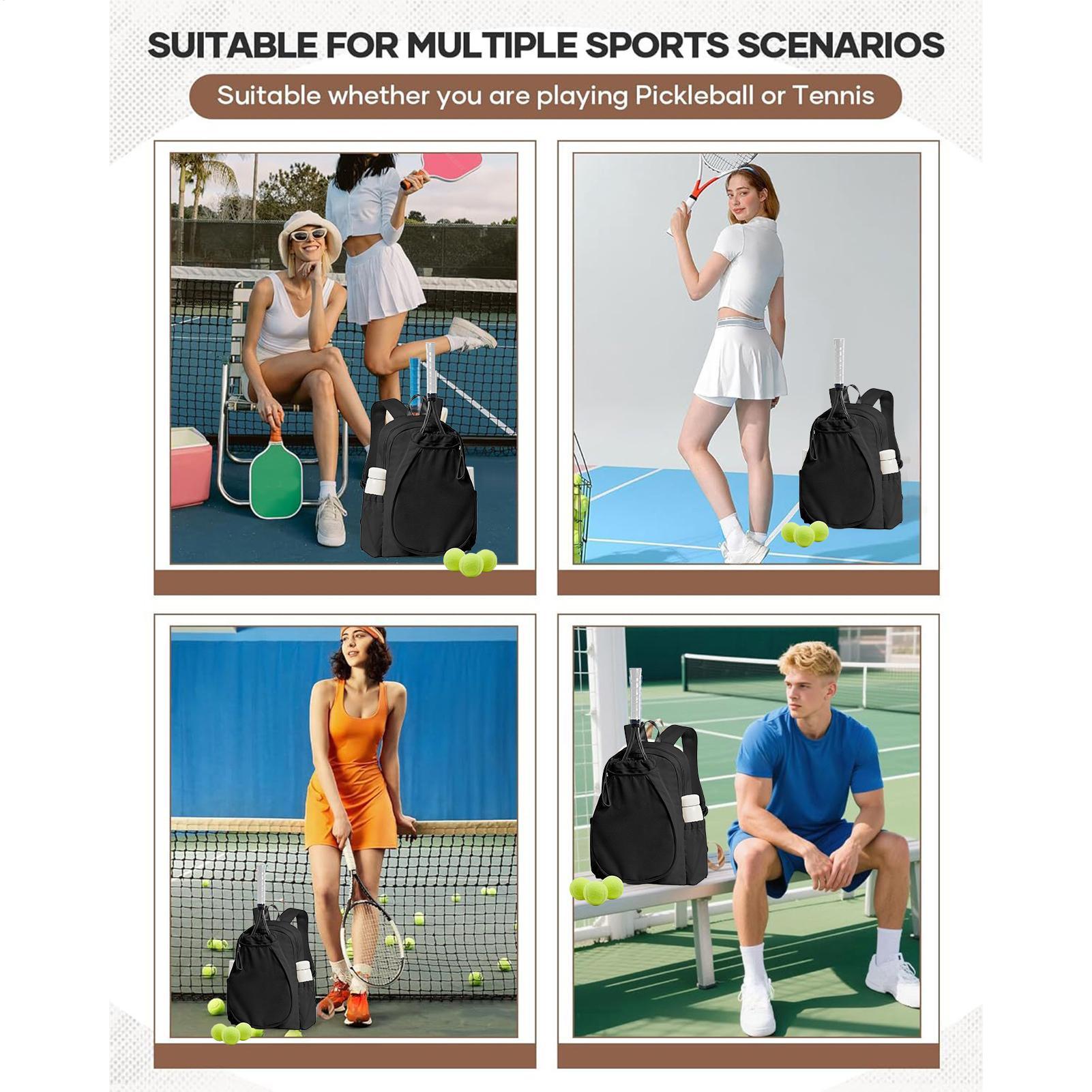 여성용 피클볼 백팩, 라켓 2개 수납 가능, 신발 수납 - Tennis Racket 리뷰 및 가격