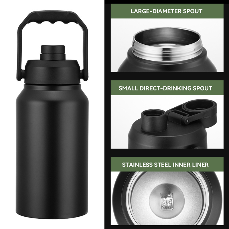 뚜껑 손잡이가 있는 보온 물병, 넓은 입구, 316 스 - Sports Water Bottle Insulated 리뷰 및 가격