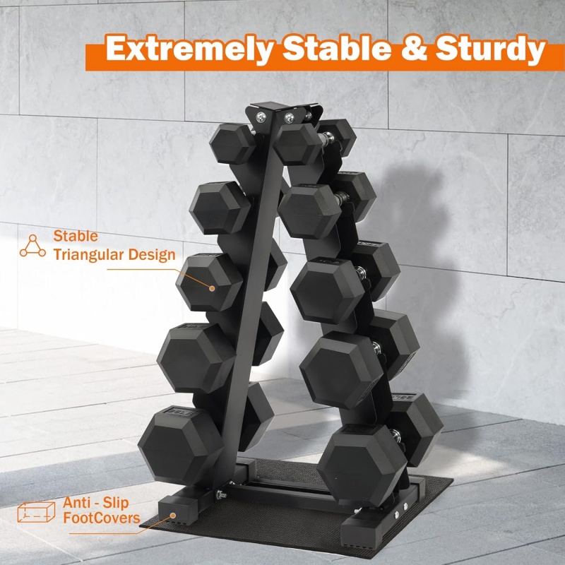 홈짐 운동 근력 강화 고무 코팅 헥사곤 덤벨 세트 보관 - Dumbbell Set 리뷰 및 가격