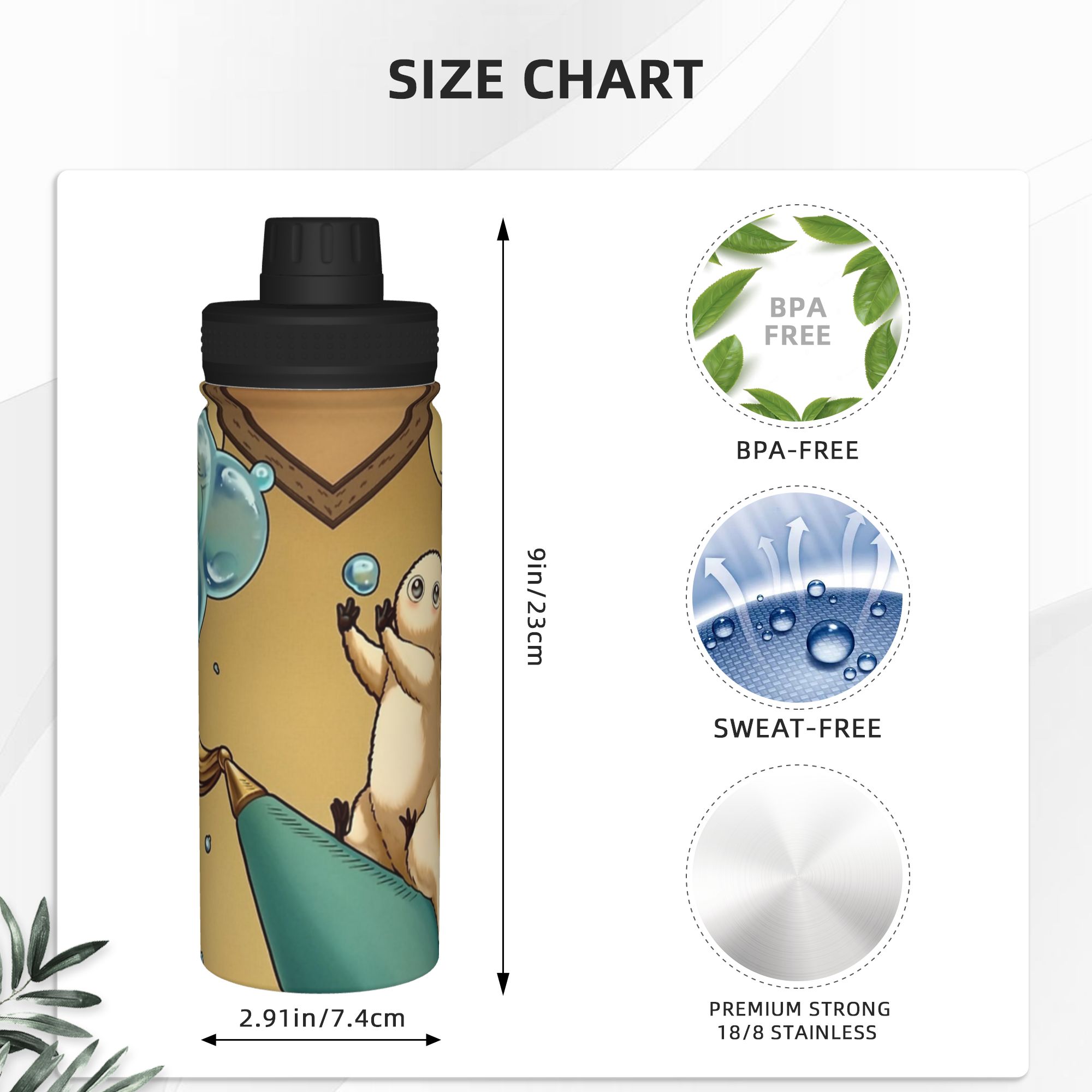 브러쉬버디 마녀 모자 아틀리에 애니메이션 18온스 스포 - Sports Water Bottle Insulated 리뷰 및 가격
