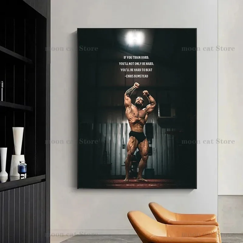 캔버스 페인팅 Chris Bumstead 보디 빌더 피 - Sports Equipment Poster 리뷰 및 가격