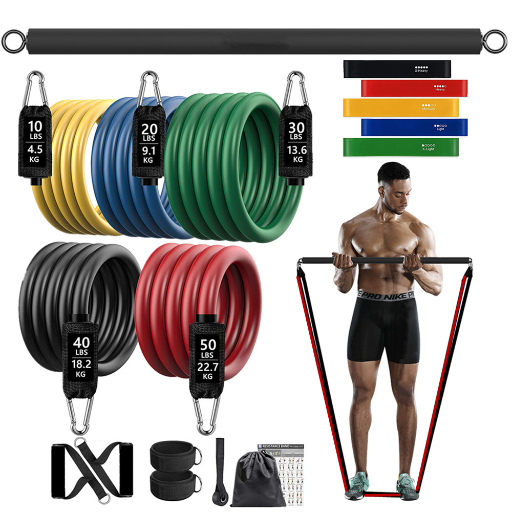 150lb 피트니스 부티 저항 탄성 밴드 운동 훈련 홈 - Dumbbell Set 리뷰 및 가격